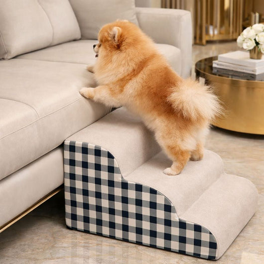 Dog Stairs for Bed with Non-Slip Surface and High-Density Foam for Small to Medium Dogs 3