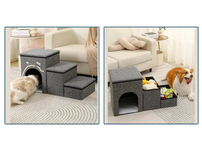 Dog Steps for Bed with Foldable Design | Portable Pet Stairs for Easy Access 4
