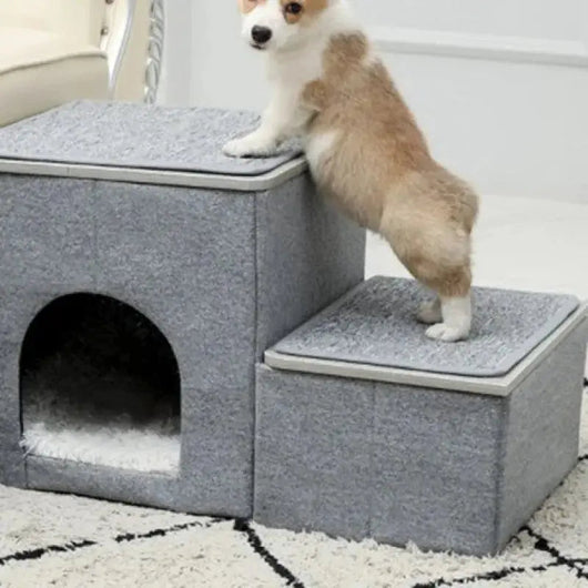 Dog Steps for Bed with Foldable Design | Portable Pet Stairs for Easy Access 5
