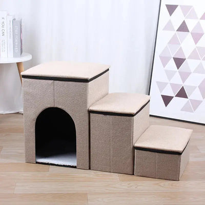 Dog Steps for Bed with Foldable Design | Portable Pet Stairs for Easy Access 8