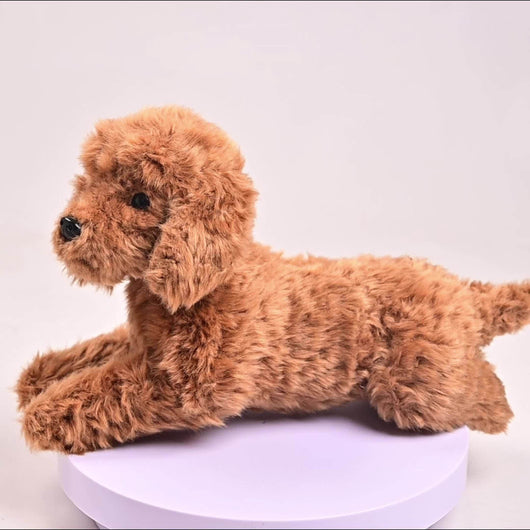 Dog Stuffed Animals | Realistic Plush Teddy Dog Toy for Kids - Soft, Huggable, 15.7 in-Stuffed Animals & Plush Toys-Levereau-Default-Levereau