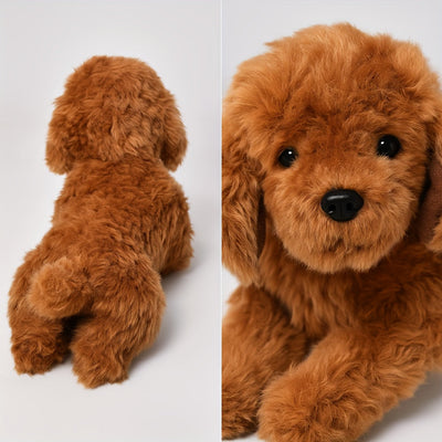 Dog Stuffed Animals | Realistic Plush Teddy Dog Toy for Kids - Soft, Huggable, 15.7 in-Stuffed Animals & Plush Toys-Levereau-Default-Levereau