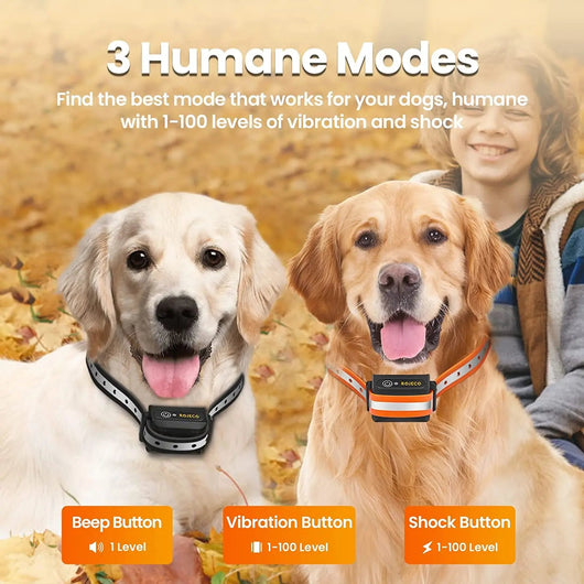 Dog Training Collar with 1000m Range and Waterproof Receiver for Effective Training 1