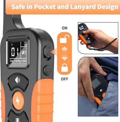 Dog Training Collar with Waterproof Receiver | for Dogs 8-120 lbs-Training Collars-Levereau-Default-Levereau