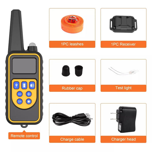 Dog Training Collars with Remote Control | Waterproof and Adjustable for All Breeds-Training Collars-Levereau-Levereau