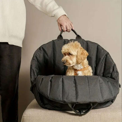 Dog Travel Bag with Waterproof Exterior and Padded Interior for Small to Medium Dogs 0