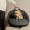 Dog Travel Bag with Waterproof Exterior and Padded Interior for Small to Medium Dogs