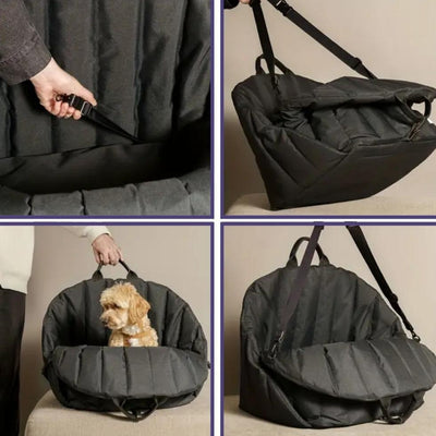 Dog Travel Bag with Waterproof Exterior and Padded Interior for Small to Medium Dogs 1