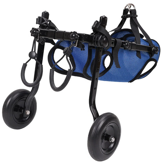 Dog Wheelchair for Back Legs Support and Rehabilitation Aid for Dogs and Cats — Adjustable, Lightweight Design-Mobility Aids-Levereau-XS-Levereau