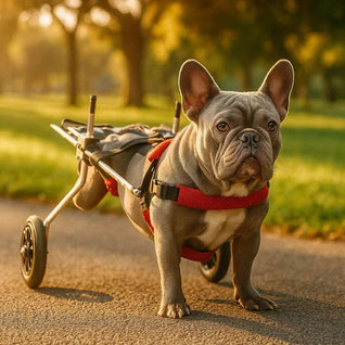 Dog Wheelchair for Back Legs with Ultralight Aluminum Frame and Adjustable Fit for Large Dogs