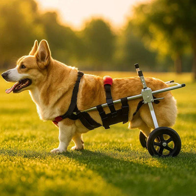 Dog Wheelchair for Back Legs with Ultralight Aluminum Frame and Adjustable Fit for Large Dogs 5