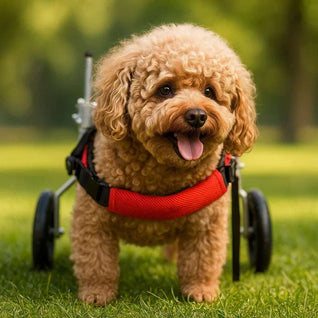 Dog Wheelchair for Back Legs with Ultralight Aluminum Frame and Adjustable Fit for Large Dogs