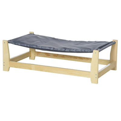 Elevated Dog Bed with Wooden Base | Comfortable Hammock Design for Small to Medium Pets 1