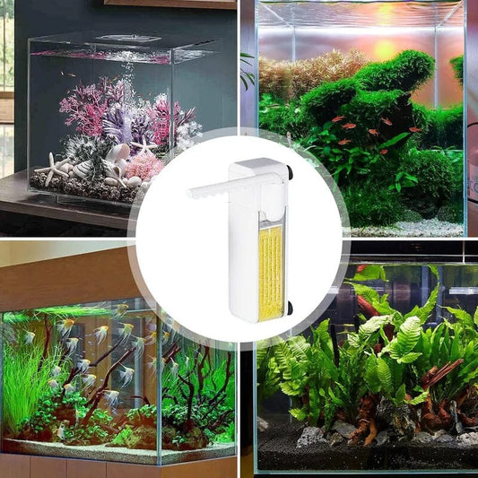 Fish Tank Filter with Advanced Filtration for Small Aquariums 2