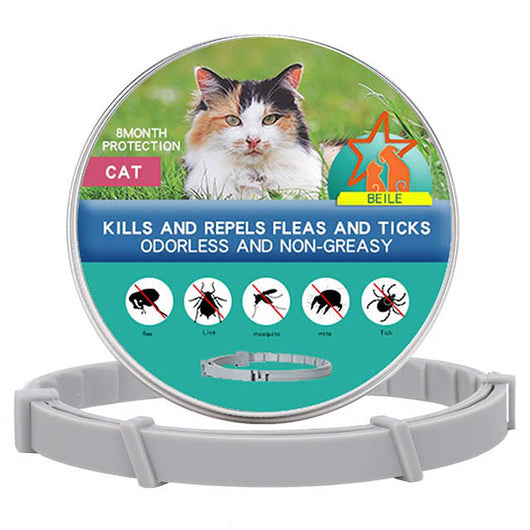 Flea Collar for Dogs and Cats with Adjustable Fit and 8 Months Protection 0