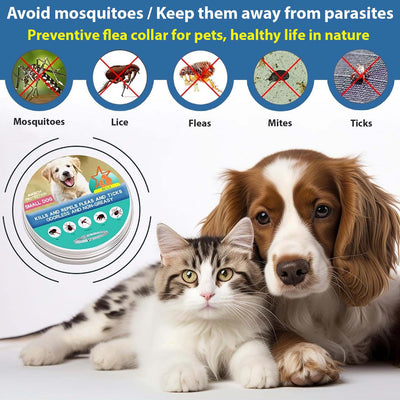 Flea Collar for Dogs and Cats with Adjustable Fit and 8 Months Protection 2