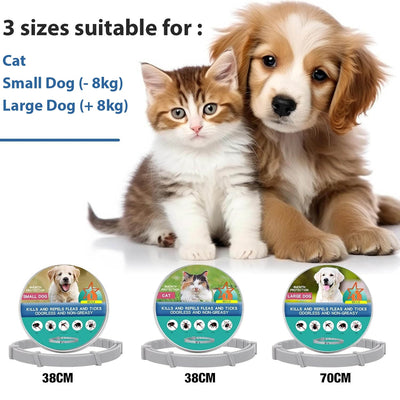 Flea Collar for Dogs and Cats with Adjustable Fit and 8 Months Protection 4