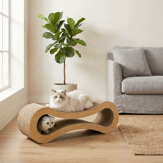 FurNest | Cat Lounge and Scratcher with Eco-Friendly Design for Indoor Cats 0