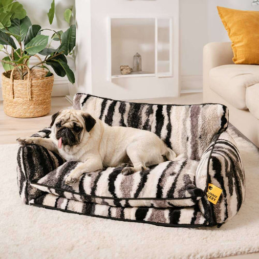 FurNest | Faux Lambswool Dog Bed Sofa with Double Layer Comfort for Small to Large Dogs 12