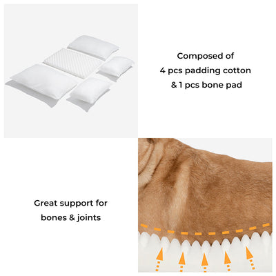 FurNest | Faux Lambswool Dog Bed Sofa with Double Layer Comfort for Small to Large Dogs 8