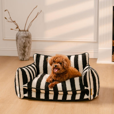 FurNest | Faux Lambswool Dog Bed Sofa with Double Layer Comfort for Small to Large Dogs 9