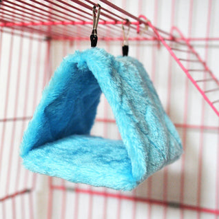Hanging Parrot Hammock with Winter Warmth for Parrots and Parrotlets