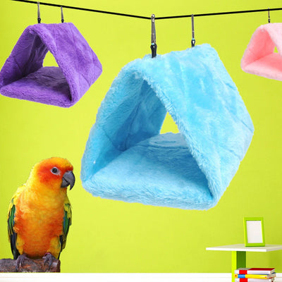 Hanging Parrot Hammock with Winter Warmth for Parrots and Parrotlets 2