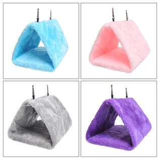 Hanging Parrot Hammock with Winter Warmth for Parrots and Parrotlets