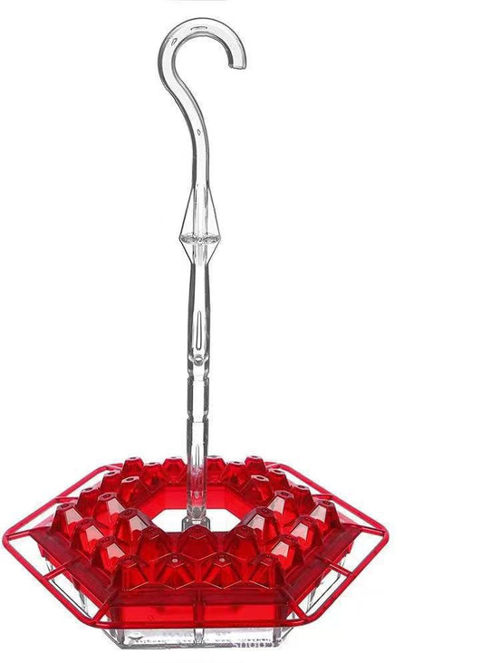 Hummingbird Feeder with Ant-Proof System and Bee-Resistant Hex Design for Outdoor Use 7