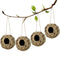 Hummingbird House with Natural Reed Grass for Outdoor Use - Secure Hanging Nest for Gardens and Balconies