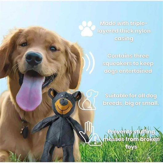 Indestructible Dog Chew Toy for Heavy Chewers - Durable Canvas Design for All Breeds 1