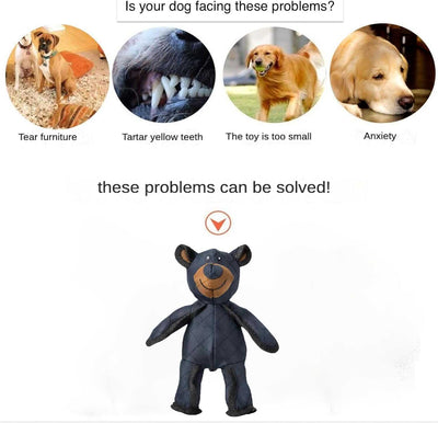 Indestructible Dog Chew Toy for Heavy Chewers - Durable Canvas Design for All Breeds 4