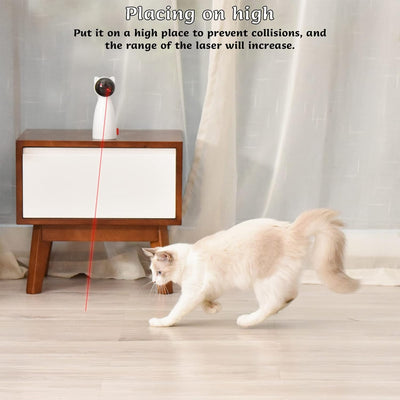 Interactive Cat Laser Toy with Adjustable Speed and Dual Power Supply for Active Cats 5