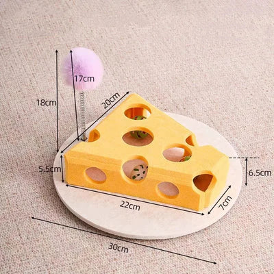 Interactive Cat Toy Puzzle Maze with Bell Ball for Kittens - Soft Felt Design 8