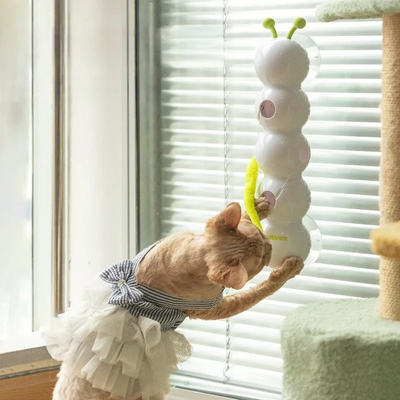 Interactive Cat Toy with Automatic Pop-Up Worm for Engaging Play and Stimulation 0