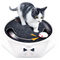 Interactive Cat Toy with Rotating Mouse and Scratch Pad for Indoor Cats