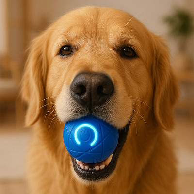 Interactive Dog Toy Ball with Jumping Motion and Glow for Dogs and Cats 1