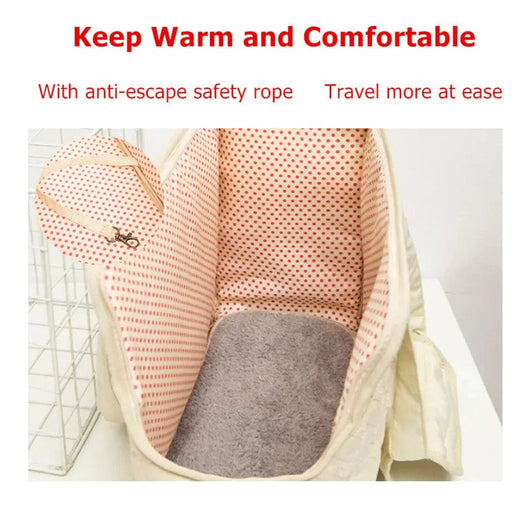 Luvikno | Large Capacity Dog Carrier Bag with Breathable Design for Travel Up to 6.5 kg 3