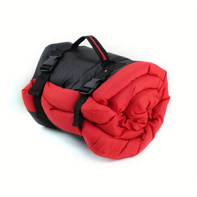 Waterproof Folding Dog Mat for Outdoor Travel and Camping - Compact Design 90x60 cm-Dog Mats-Levereau-Red-Levereau