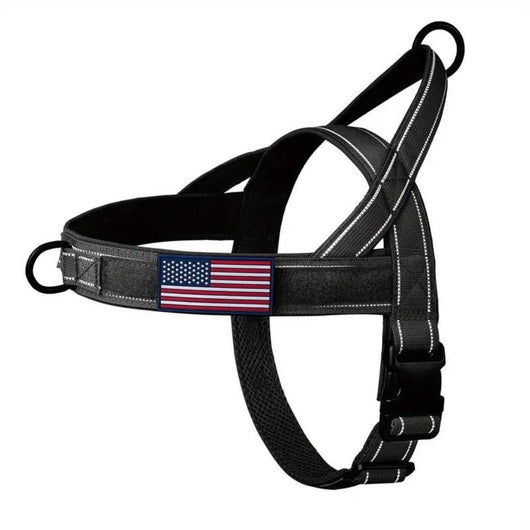 No Pull Dog Harness with Comfort Grip Handle and Reflective Strips for All Breeds 0