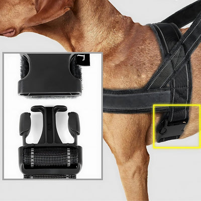 No Pull Dog Harness with Comfort Grip Handle and Reflective Strips for All Breeds 5