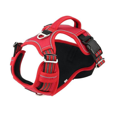 No Pull Dog Harness with Ergonomic Handle for Medium to Large Dogs - Reflective & Adjustable 0
