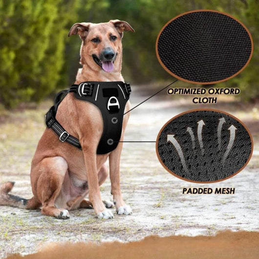 No Pull Dog Harness with Ergonomic Handle for Medium to Large Dogs - Reflective & Adjustable 2