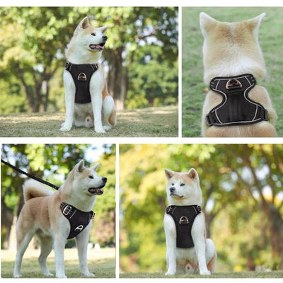 No Pull Dog Harness with Ergonomic Handle for Medium to Large Dogs - Reflective & Adjustable 3