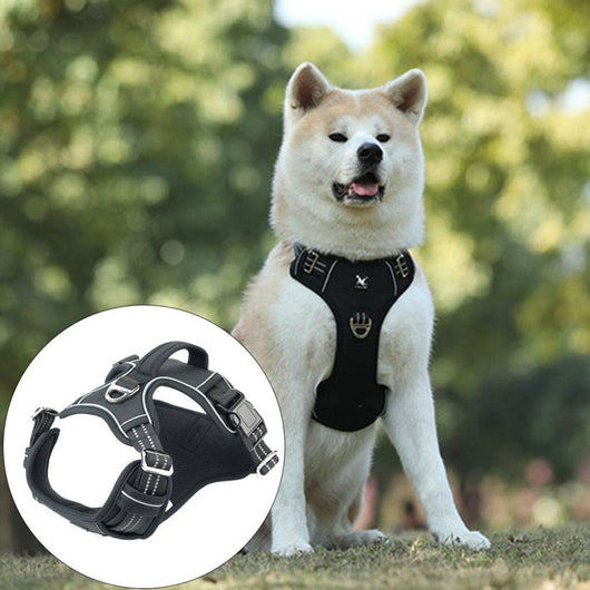 No Pull Dog Harness with Ergonomic Handle for Medium to Large Dogs - Reflective & Adjustable 5
