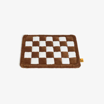 Non-Slip Dog Bed Mat with Ultra-Soft Chenille | for Car Seat Extender, Travel Comfort-Dog Beds & Sofas-Levereau-Brown-Levereau