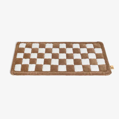Non-Slip Dog Bed Mat with Ultra-Soft Chenille | for Car Seat Extender, Travel Comfort-Dog Beds & Sofas-Levereau-Coffee-Levereau