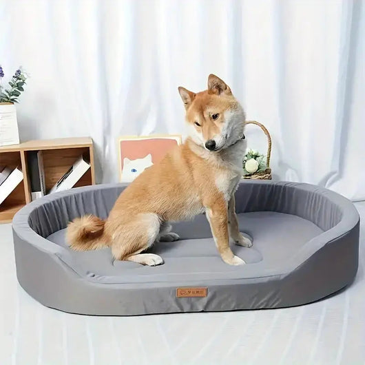 Orthopedic Dog Bed with Memory Foam for All Dog Sizes and Joint Support-Orthopedic Dog Beds-Levereau-Gray-S (40*30 cm)-Levereau