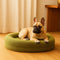 Orthopedic Dog Bed with Washable Cover for Large Dogs — Plush Faux-Fur Top and Anti-Slip Base