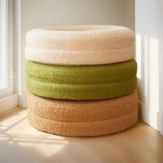 Orthopedic Dog Bed with Washable Cover for Large Dogs — Plush Faux-Fur Top and Anti-Slip Base 1